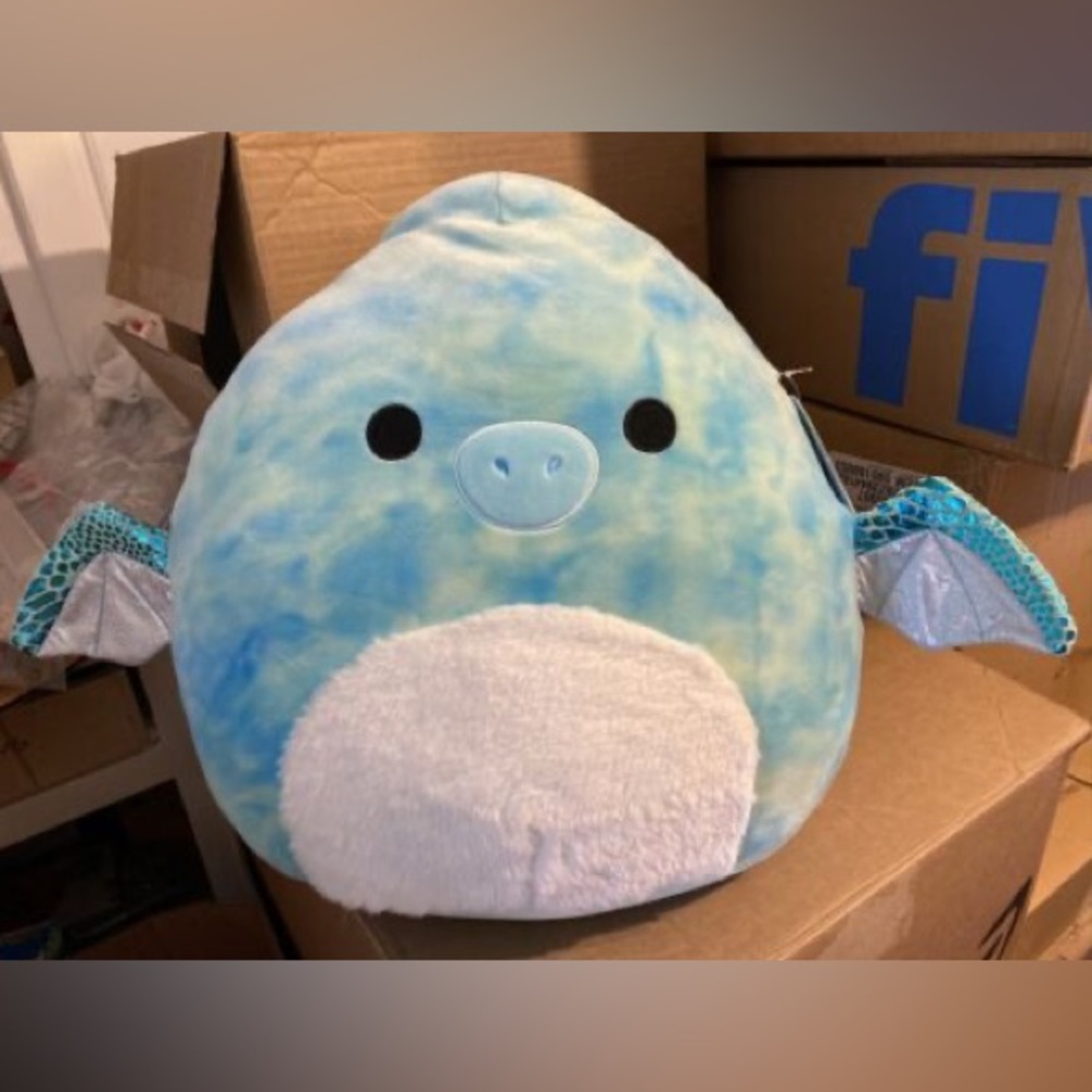 Jumbo Squishmallow Blue Pterodactyl - Shantira